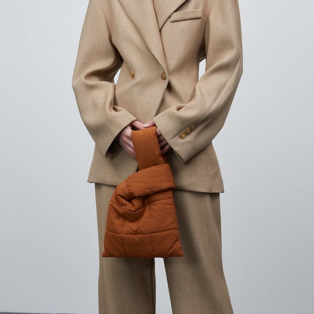 Mini puffer clutch bag from “SourceUnknown.com”